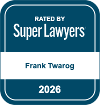 Rated by Super Lawyers | Frank Twarog | 2026